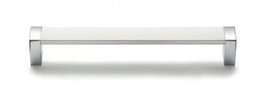 chromed metal furniture handle