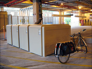 secure cycle shelter