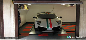 sliding parking platform