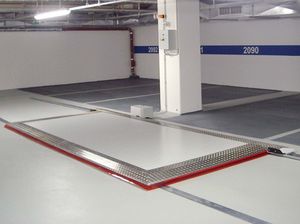 sliding parking platform