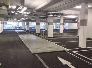 sliding parking platform