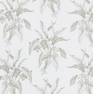 contemporary wallpaper / cellulose fiber / floral