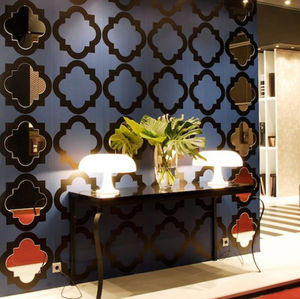 contemporary wallpaper / cellulose fiber / patterned