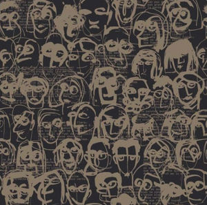 contemporary wallpaper / cellulose fiber / patterned / washable