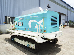 trailer-mounted concrete pump