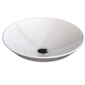 semi-recessed washbasin