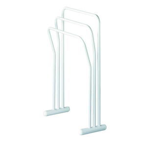 towel rack with rods
