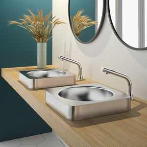 semi-recessed washbasin 1