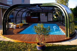 high swimming pool enclosure