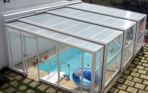 high swimming pool enclosure