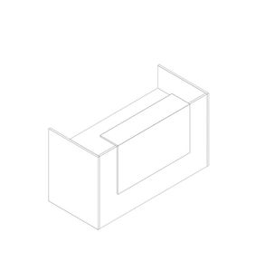 maple reception desk