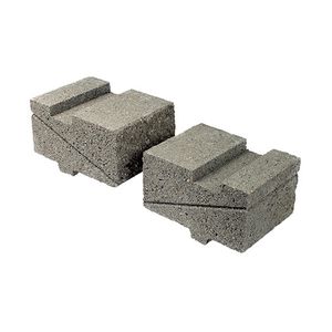 concrete retaining wall / prefab / for garden enclosures / stone