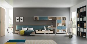 wooden children's bedroom furniture set 1