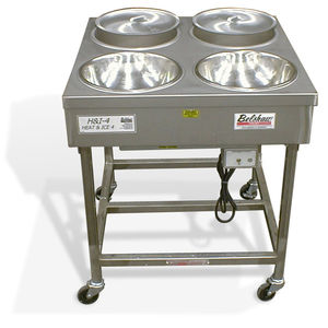 doughnut glazing prep table