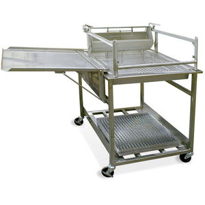 doughnut glazing prep table