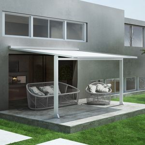 wall-mounted pergola