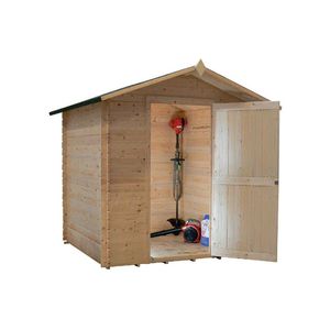 wooden tool shed 1