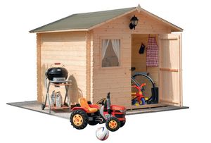 wooden tool shed 1