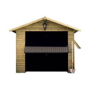 wooden carport