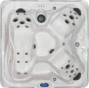 above-ground hot tub