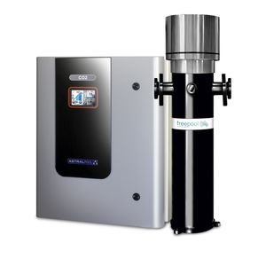 swimming pool salt chlorinator / with pH regulator