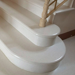 marble dust step covering