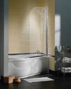 pivoting bath screen
