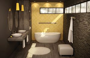 oval bathtub