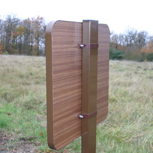 floor-mounted signboard
