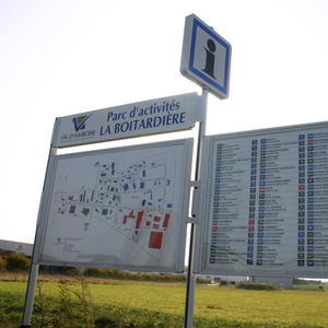 public space information panel