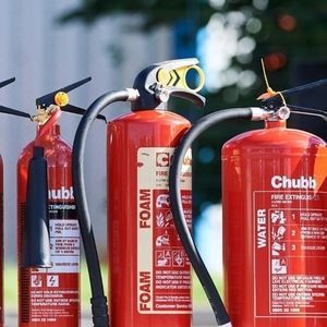 stainless steel fire extinguisher stand 1