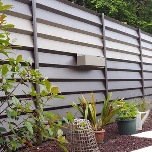 louvered fence