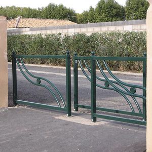 protective barrier / fixed / cast iron / for public spaces