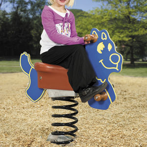 plastic spring rocker / HDPE / animals / 1-seat