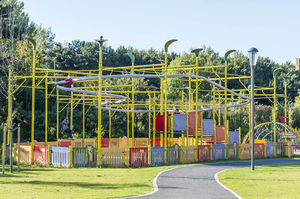 cable slide for playground
