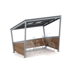 steel cycle shelter