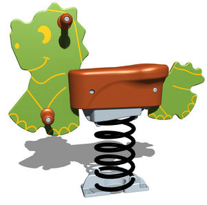 plastic spring rocker / HDPE / animals / 1-seat