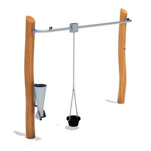 wooden sand and water play set