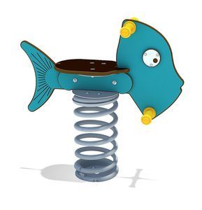 galvanised steel spring rocker
