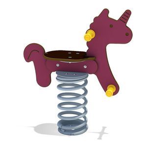 galvanised steel spring rocker