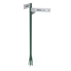 thermo-lacquered steel signboard