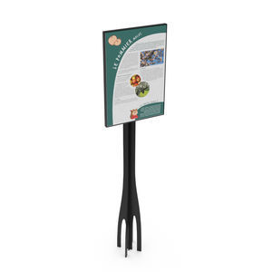 floor-standing display panel