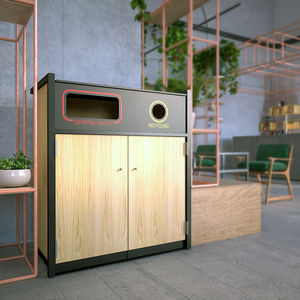 recycling trash bin enclosure