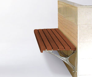 contemporary public bench