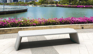 contemporary public bench