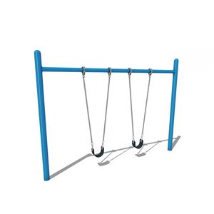 metal swing / playground / double