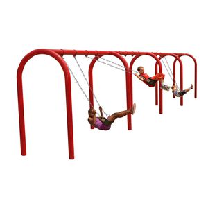 metal swing / playground / multi-person