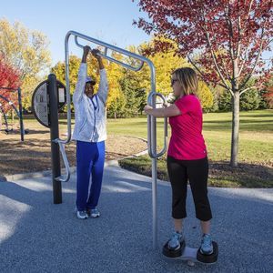 outdoor stretching apparatus