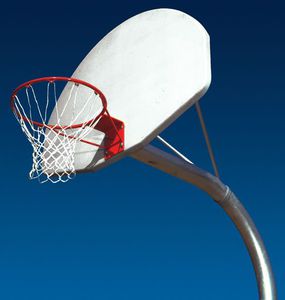 outdoor basketball hoop