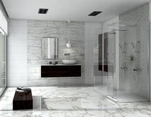indoor tile / bathroom / floor / porcelain stoneware